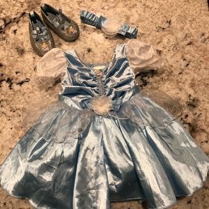 Cinderella costume with headband and slippers